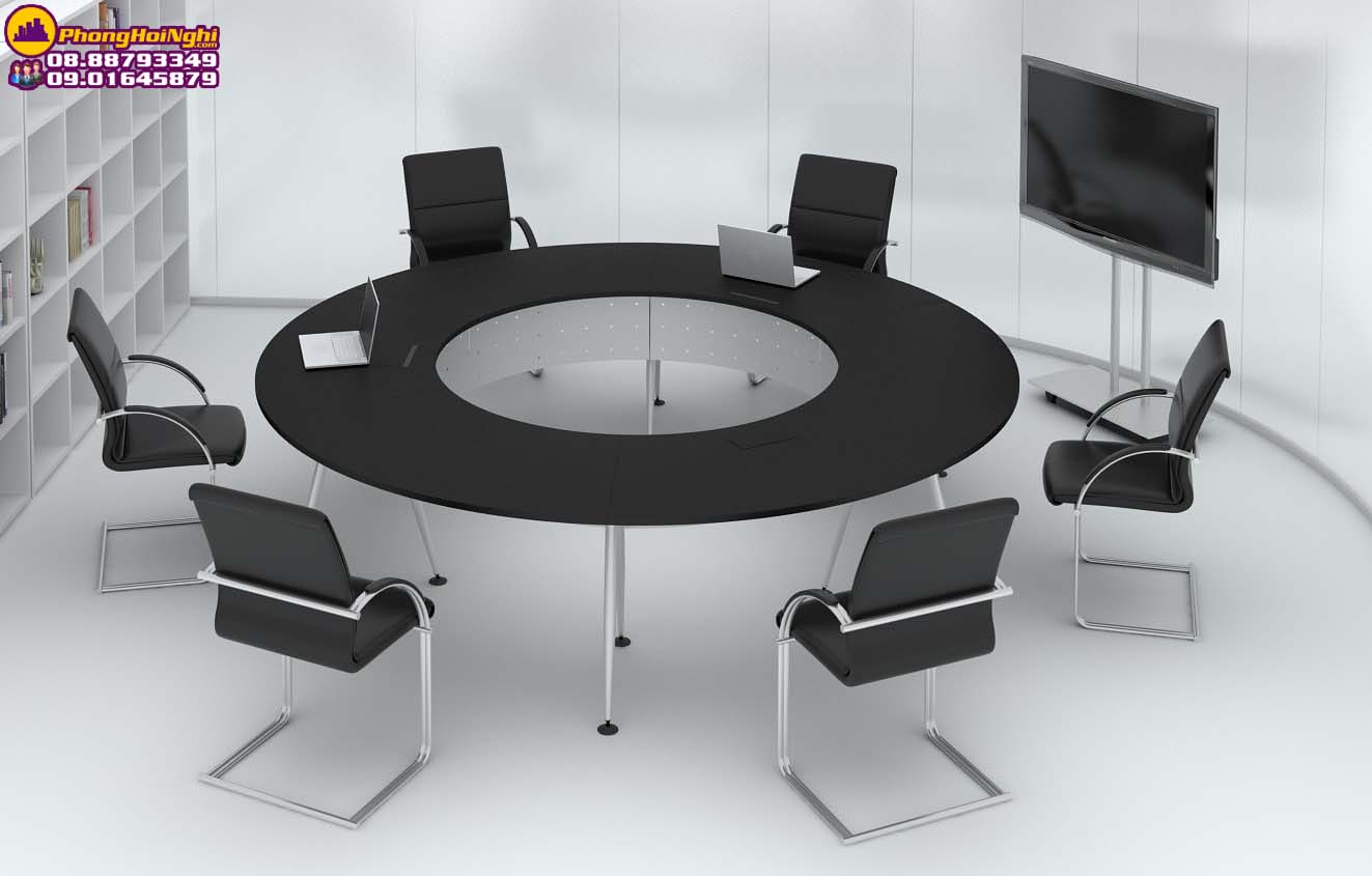 setuo phòng họp kiểu bàn tròn