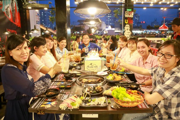 tổ chức sinh nhật nhà hàng seoul garden