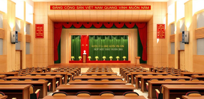 thiết kế hội trường đẹp